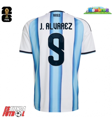 Argentina Julian Alvarez #9 Primera Equipación Mundial 2026 Manga Corta